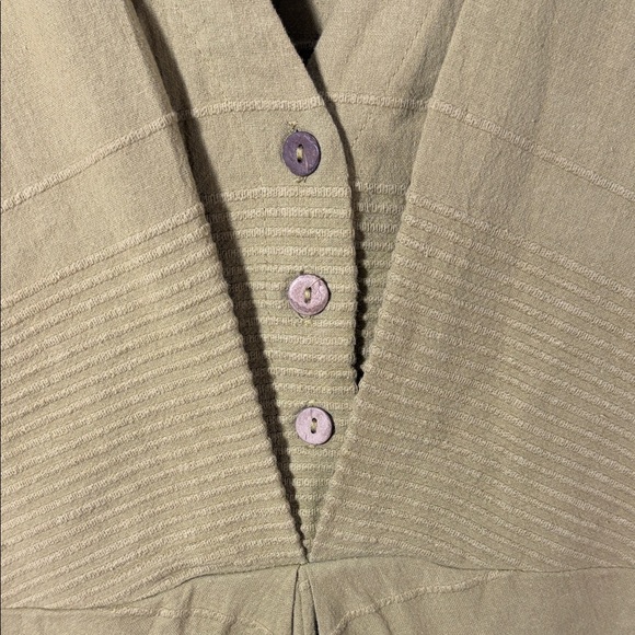 Free People Outta Here Midi Dress - Crushed Rosemary - M - NWT - 100% Cotton - Picture 6 of 14